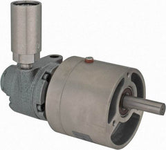 Gast - 1/3 hp Reversible Face Air Actuated Motor - 15:1 Gear Ratio, 350 Max RPM, 6.88" OAL, 1/2" Shaft Diam - Best Tool & Supply