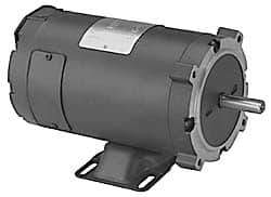 Leeson - 1,800 Max RPM, Electric AC DC Motor - 24 V Input, 56C Frame - Best Tool & Supply