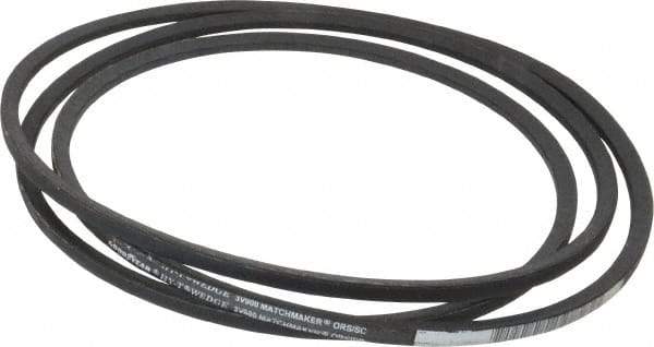 Continental ContiTech - Section 3V, 90" Outside Length, V-Belt - Fiber Reinforced Wingprene Rubber, HY-T Wedge MatchmakerEnvelope, No. 3V900 - Best Tool & Supply