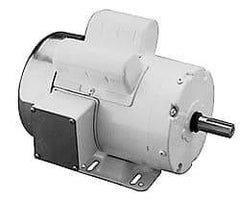 Leeson - 2 Max hp, 1,740 Max RPM, Electric AC DC Motor - 115, 208, 230 V Input, Single Phase, F182T Frame - Best Tool & Supply