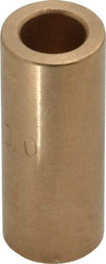 Made in USA - 5/16" Inside x 1/2" Outside Diam, Cast Bronze Sleeve Bearing - 1-1/4" OAL - Best Tool & Supply