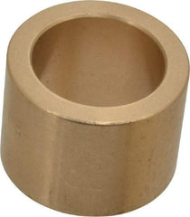 Made in USA - 1" Inside x 1-3/8" Outside Diam, Cast Bronze Sleeve Bearing - 1" OAL - Best Tool & Supply