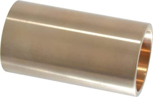 Made in USA - 1-3/8" Inside x 1-5/8" Outside Diam, Cast Bronze Sleeve Bearing - 3" OAL - Best Tool & Supply