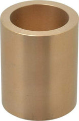 Made in USA - 1-1/2" Inside x 2" Outside Diam, Cast Bronze Sleeve Bearing - 2-1/2" OAL - Best Tool & Supply