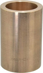 Made in USA - 1-1/2" Inside x 2" Outside Diam, Cast Bronze Sleeve Bearing - 3" OAL - Best Tool & Supply