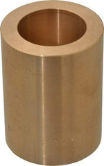 Made in USA - 1-1/2" Inside x 2-1/4" Outside Diam, Cast Bronze Sleeve Bearing - 3" OAL - Best Tool & Supply