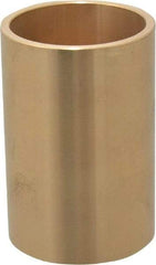 Made in USA - 1-3/4" Inside x 2" Outside Diam, Cast Bronze Sleeve Bearing - 3" OAL - Best Tool & Supply