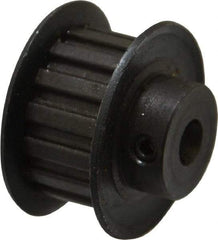 Power Drive - 15 Tooth, 1/4" Inside x 0.935" Outside Diam, Timing Belt Pulley - 1/4, 3/8" Belt Width, 0.955" Pitch Diam, Steel & Cast Iron - Best Tool & Supply