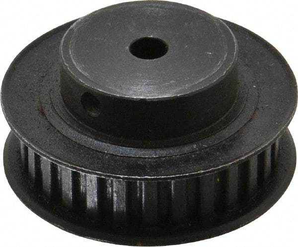 Power Drive - 28 Tooth, 1/4" Inside x 1.763" Outside Diam, Timing Belt Pulley - 1/4, 3/8" Belt Width, 1.783" Pitch Diam, Steel & Cast Iron - Best Tool & Supply