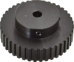 Power Drive - 40 Tooth, 5/16" Inside x 2.526" Outside Diam, Timing Belt Pulley - 1/4, 3/8" Belt Width, 2.546" Pitch Diam, Steel & Cast Iron - Best Tool & Supply