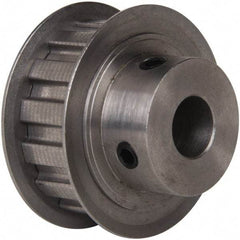 Power Drive - 14 Tooth, 1/2" Inside x 1.641" Outside Diam, Timing Belt Pulley - 1/2" Belt Width, 1.671" Pitch Diam, Steel & Cast Iron - Best Tool & Supply