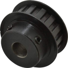 Power Drive - 15 Tooth, 1/2" Inside x 1.76" Outside Diam, Timing Belt Pulley - 1/2" Belt Width, 1.79" Pitch Diam, Steel & Cast Iron - Best Tool & Supply