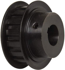 Power Drive - 16 Tooth, 5/8" Inside x 1.88" Outside Diam, Timing Belt Pulley - 1/2" Belt Width, 1.91" Pitch Diam, Steel & Cast Iron - Best Tool & Supply