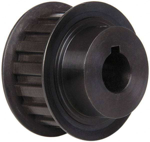 Power Drive - 16 Tooth, 5/8" Inside x 1.88" Outside Diam, Timing Belt Pulley - 3/4" Belt Width, 1.91" Pitch Diam, Steel & Cast Iron - Best Tool & Supply