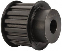 Power Drive - 16 Tooth, 3/4" Inside x 2.492" Outside Diam, Timing Belt Pulley - 1-1/2" Belt Width, 2.546" Pitch Diam, Steel & Cast Iron - Best Tool & Supply