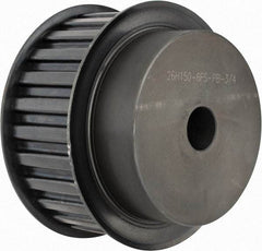 Power Drive - 26 Tooth, 3/4" Inside x 4.084" Outside Diam, Timing Belt Pulley - 1-1/2" Belt Width, 4.138" Pitch Diam, Steel & Cast Iron - Best Tool & Supply