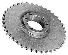 Browning - 18 Teeth, 3/4" Chain Pitch, Chain Size 60, Bushed Steel Roller-Chain Sprockets - Best Tool & Supply