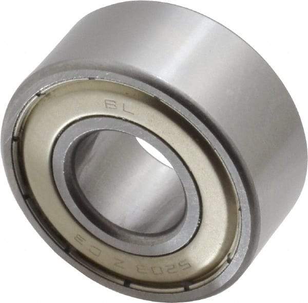 Tritan - 17mm Bore Diam, 40mm OD, Double Shield Angular Contact Radial Ball Bearing - 17.5mm Wide, 2 Rows, Round Bore, 2,000 Lb Static Capacity, 3,300 Lb Dynamic Capacity - Best Tool & Supply