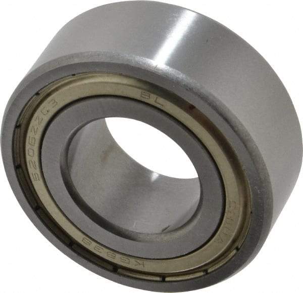 Tritan - 30mm Bore Diam, 62mm OD, Double Shield Angular Contact Radial Ball Bearing - 23.8mm Wide, 2 Rows, Round Bore, 4,600 Lb Static Capacity, 6,400 Lb Dynamic Capacity - Best Tool & Supply