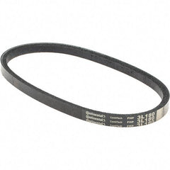 Value Collection - Section 3L, 18" Outside Length, V-Belt - Rubber, Fractional HP, No. 3L180 - Best Tool & Supply