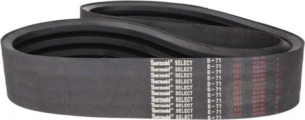 Value Collection - Section B, V-Belt - Neoprene Rubber, Classic Banded, No. B-71 - Best Tool & Supply