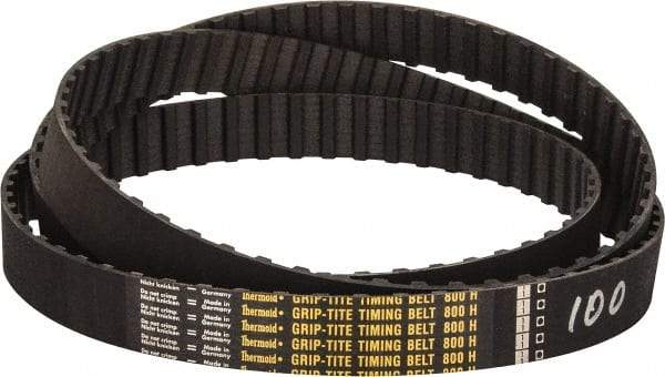 Value Collection - Section H, Timing Belt - Neoprene Rubber, Series H, No. 800H100 - Best Tool & Supply