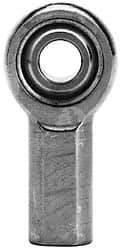 Made in USA - 3/4" ID, 1-3/4" Max OD, 28,090 Lb Max Static Cap, Female Spherical Rod End with Stud - 3/4-16 RH, Alloy Steel with Steel Raceway - Best Tool & Supply