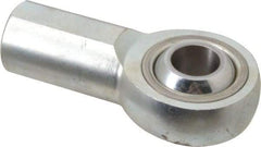 Made in USA - 2-3/4" ID, 2-3/4" Max OD, 76,205 Lb Max Static Cap, Plain Female Spherical Rod End - 1-1/4 - 12 RH, Alloy Steel with Steel Raceway - Best Tool & Supply