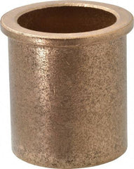 Boston Gear - 1-1/4" Inside x 1-1/2" Outside Diam, Oil Impregnated Bronze SAE-841 Flanged Sleeve Bearing - 1-3/4" Flange Outside Diam, 1/8" Flange Thickness, 1-3/4" OAL - Best Tool & Supply