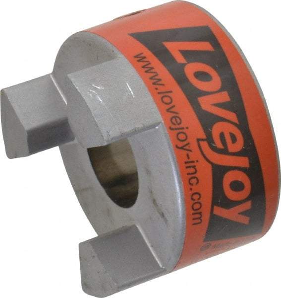 Lovejoy - 7/8" Max Bore Diam, 3/16" x 3/32" Keyway Width x Depth, Flexible Coupling Hub - 2.11" OD, 2-1/2" OAL, Sintered Iron, Order 2 Hubs & 1 Spider for Complete Coupling - Best Tool & Supply