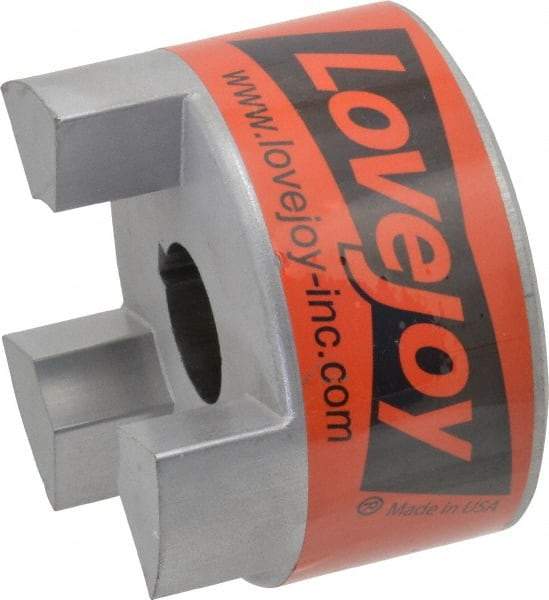 Lovejoy - 1" Max Bore Diam, 1/4" x 1/8" Keyway Width x Depth, Flexible Coupling Hub - 3.31" OD, 4-1/4" OAL, Sintered Iron, Order 2 Hubs & 1 Spider for Complete Coupling - Best Tool & Supply