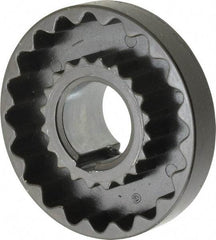 Lovejoy - 1-1/8" Max Bore Diam, 1/4" x 1/8" Keyway Width x Depth, Flexible Coupling Hub - 3-1/4" OD, 2.88" OAL, Cast Iron - Best Tool & Supply