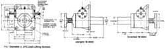 Duff-Norton - 5 Ton Capacity, 24" Lift Height, Upright Mechanical Screw Actuator - Top Plate - Best Tool & Supply