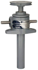 Duff-Norton - 1 Ton Capacity, 6" Lift Height, Upright Mechanical Screw Actuator - Top Plate - Best Tool & Supply