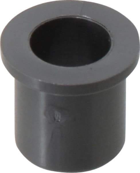 Poly Hi Solidur - 5/16" Inside x 7/16" Outside Diam, Nylon Sleeve Bearing - 0.56" Outside Diam, 1/16" Flange Thickness, 1/2" OAL - Best Tool & Supply