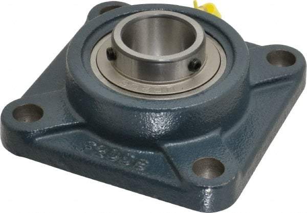 Value Collection - 108mm OAL4-Bolt Metric Flange - 4300 Lb Dyn Cap, Cast Iron - Best Tool & Supply