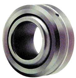 Made in USA - 1" Bore Diam, 82,200 Lb Dynamic Capacity, 1" Wide, Ball-Joint Spherical Plain Bearing - 1-3/4" OD - Best Tool & Supply