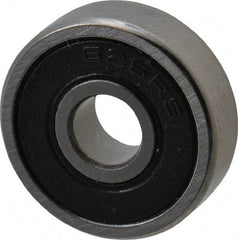 Tritan - 5mm Bore Diam, 16mm OD, Double Seal Deep Groove Radial Ball Bearing - 5mm Wide, 1 Row, Round Bore, 150 Lb Static Capacity, 390 Lb Dynamic Capacity - Best Tool & Supply