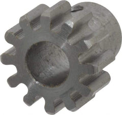 Browning - 24 Pitch, 1/2" Pitch Diam, 12 Tooth Spur Gear - 1/4" Bore Diam, 3/8" Hub Diam, Steel - Best Tool & Supply