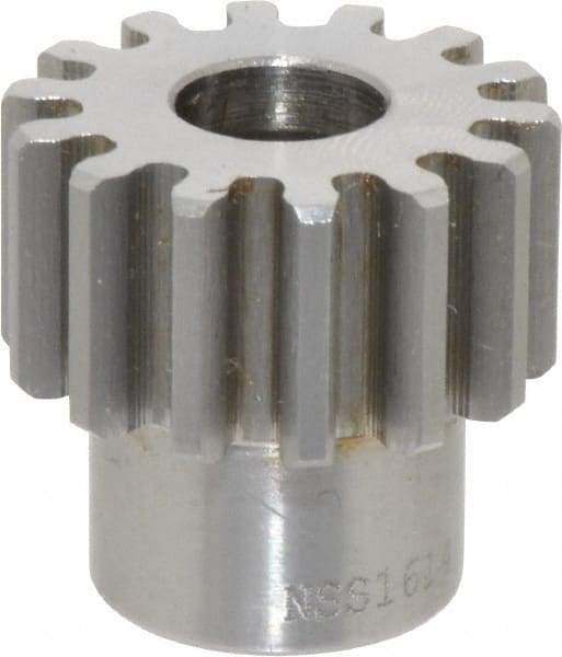 Browning - 16 Pitch, 7/8" Pitch Diam, 14 Tooth Spur Gear - 3/8" Bore Diam, 11/16" Hub Diam, Steel - Best Tool & Supply