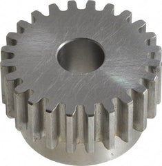 Browning - 12 Pitch, 2" Pitch Diam, 24 Tooth Spur Gear - 5/8" Bore Diam, 1-3/4" Hub Diam, Steel - Best Tool & Supply