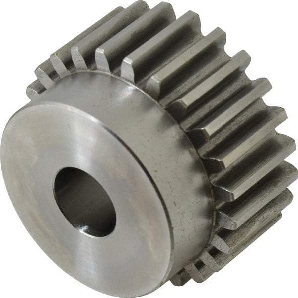 Browning - 10 Pitch, 2.4" Pitch Diam, 24 Tooth Spur Gear - 3/4" Bore Diam, 2-7/64" Hub Diam, Steel - Best Tool & Supply