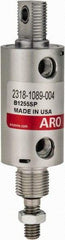 ARO/Ingersoll-Rand - 1/2" Stroke x 1-1/8" Bore Double Acting Air Cylinder - 1/8 Port, 3/8-16 Rod Thread - Best Tool & Supply