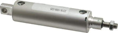 ARO/Ingersoll-Rand - 2-5/8" Stroke x 1-1/8" Bore Double Acting Air Cylinder - 1/8 Port, 3/8-16 Rod Thread - Best Tool & Supply