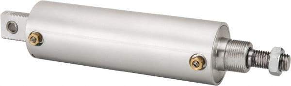 ARO/Ingersoll-Rand - 6" Stroke x 2-1/2" Bore Double Acting Air Cylinder - 3/8 Port, 3/4-10 Rod Thread - Best Tool & Supply