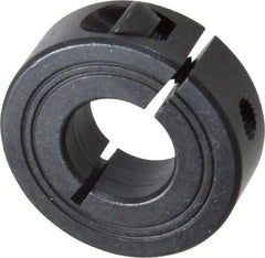 Climax Metal Products - 17mm Bore, Steel, One Piece Clamp Collar - 1-1/2" Outside Diam - Best Tool & Supply