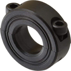 Climax Metal Products - 18mm Bore, Steel, Two Piece Shaft Collar - 1-1/2" Outside Diam - Best Tool & Supply