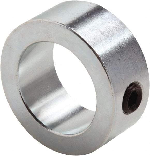 Climax Metal Products - 2-1/16" Bore, Steel, Set Screw Shaft Collar - 3" Outside Diam, 7/8" Wide - Best Tool & Supply