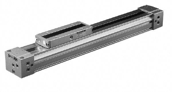 SMC PNEUMATICS - 5" Stroke x 1/4" Bore Double Acting Air Cylinder - 10-32 Port - Best Tool & Supply