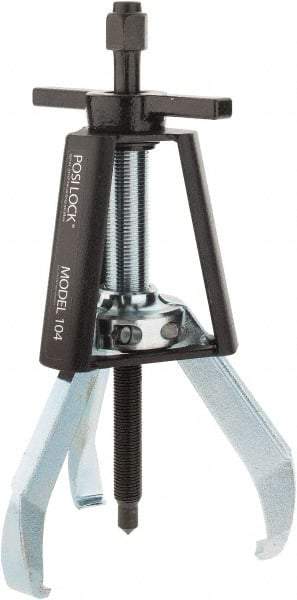 Posi Lock Puller - 5" Spread, 5 Ton Capacity, Puller - 4" Reach, 10" Long, For Bearings, Gears & Pulleys - Best Tool & Supply